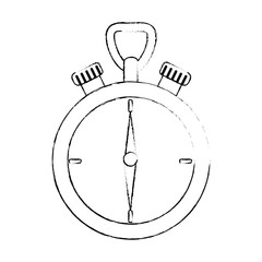 chronometer device isolated icon vector illustration design