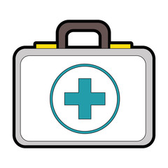 Obraz premium medical kit isolated icon vector illustration design