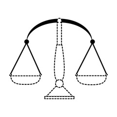 balance measure isolated icon vector illustration design