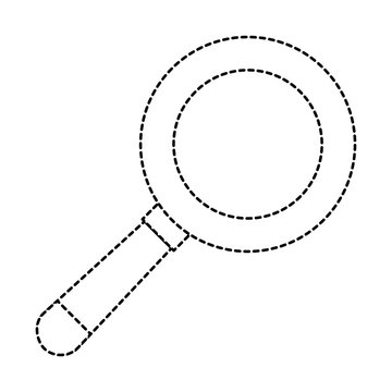 search magnifying glass icon vector illustration design