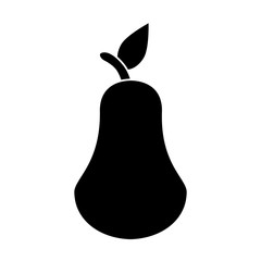 Pear delicious fruit icon vector illustration graphic design
