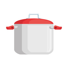 kitchen pot isolated icon vector illustration design