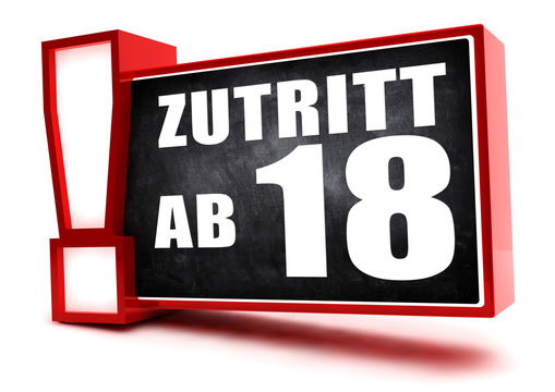 Zutritt ab 18