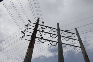 High voltage power lins in Puerto Rico
