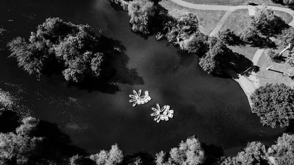 Boats On A Lake  © Robert