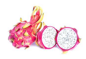 Obraz premium Dragon fruit isolated on white background