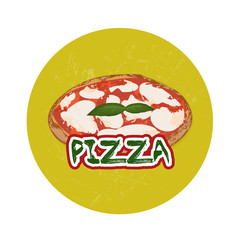 Pizza logo - Place your text, name or your slogan - EPS10