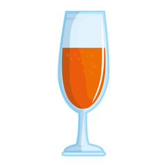 cup of champagne icon vector illustration design
