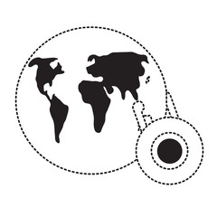 earth planet design concept