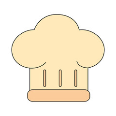 chef hat isolated icon vector illustration design