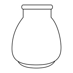 glass jar isolated icon vector illustration design