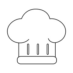 chef hat isolated icon vector illustration design