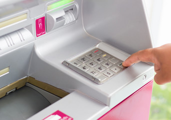 using automatic deposit machine