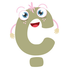 Illustrated Letter C