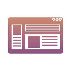 web page interface icon 