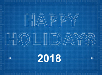 Happy Holidays 2018 Blueprint