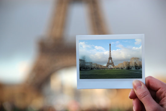 Eiffel Tower Polaroid memories