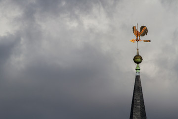 Blick auf die Kirche von Ulzigerode Harz Blitzschutz Kirchturm © dk-fotowelt