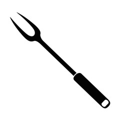 grill fork cutlery isolated icon vector illustration design