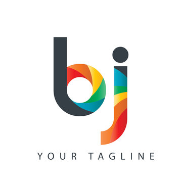 Initial Letter BJ Design Logo