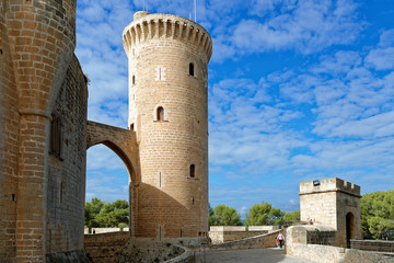 Fototapeta na wymiar Palma de Mallorca-Castell de Bellver