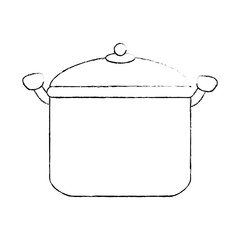kitchen pot isolated icon vector illustration design