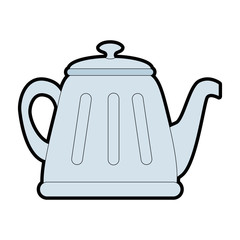 teapot elegant isolated icon vector illustration design