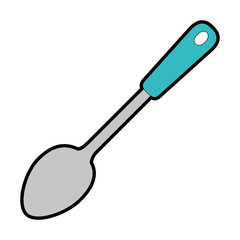 big spoon isolated icon vector illustration design
