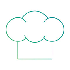 chef hat isolated icon vector illustration design