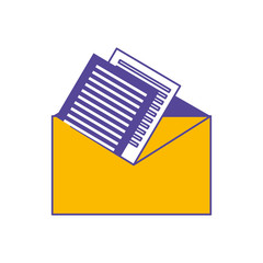 letters on a envelope icon