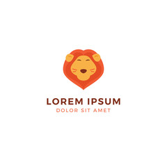 Lion logo template