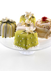 modern small cakes different style