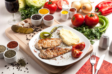 chicken grill portion