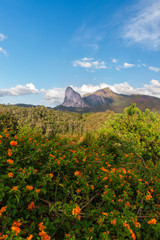 Pedra Azul vista do alto de São Paulinho de Aracê