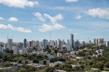 Aerial view of the city of Salvador Bahia Brazil