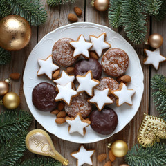 Christmas gingerbread and bisquits