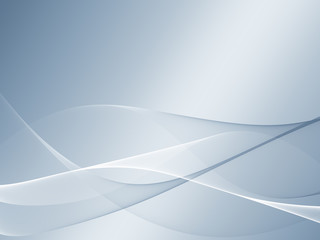 Naklejka premium Abstract soft blue wave design element 