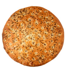 Focaccia with sesame seeds