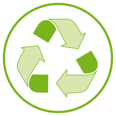 Obraz premium Recylce logo