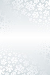 Snowflakes background, gray