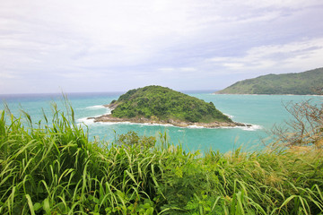 Naklejka premium Landscapes of Phuket, views of the sea and island