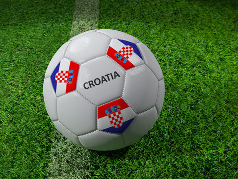 Croatia soccer ball