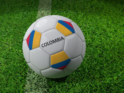 Colombia soccer ball