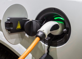 The power supply for electric car charging.