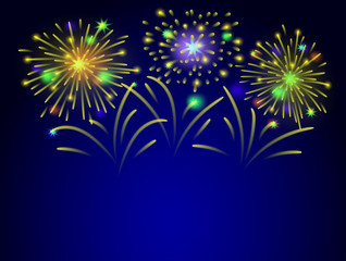 fireworks new year