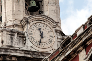 Vintage Old Church in Lisbon, Portugal