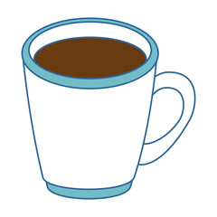 coffee mug isolated icon vector illustration design