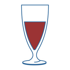 cup of champagne icon vector illustration design