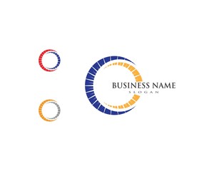 Sun logo icon template