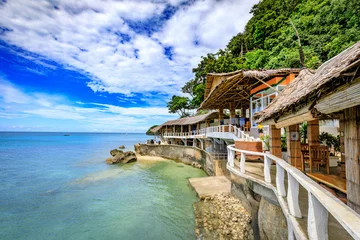 Papier Peint photo autocollant Île West Cove Resort à Boracay Island le 18 novembre 2017 aux Philippines
